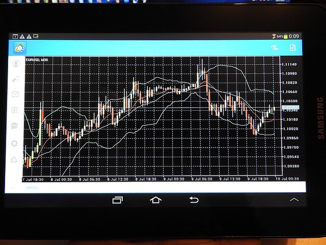 trading screen showing order book and candlestick chart for market education